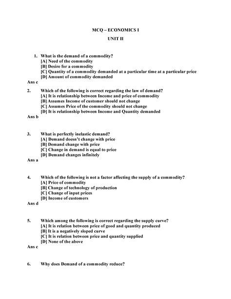 econ 2 exam 4 mcq.